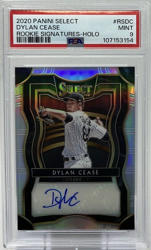 Dylan cease rookie auto - cease, psa